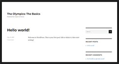 Desktop Screenshot of olympicsbasics.eu
